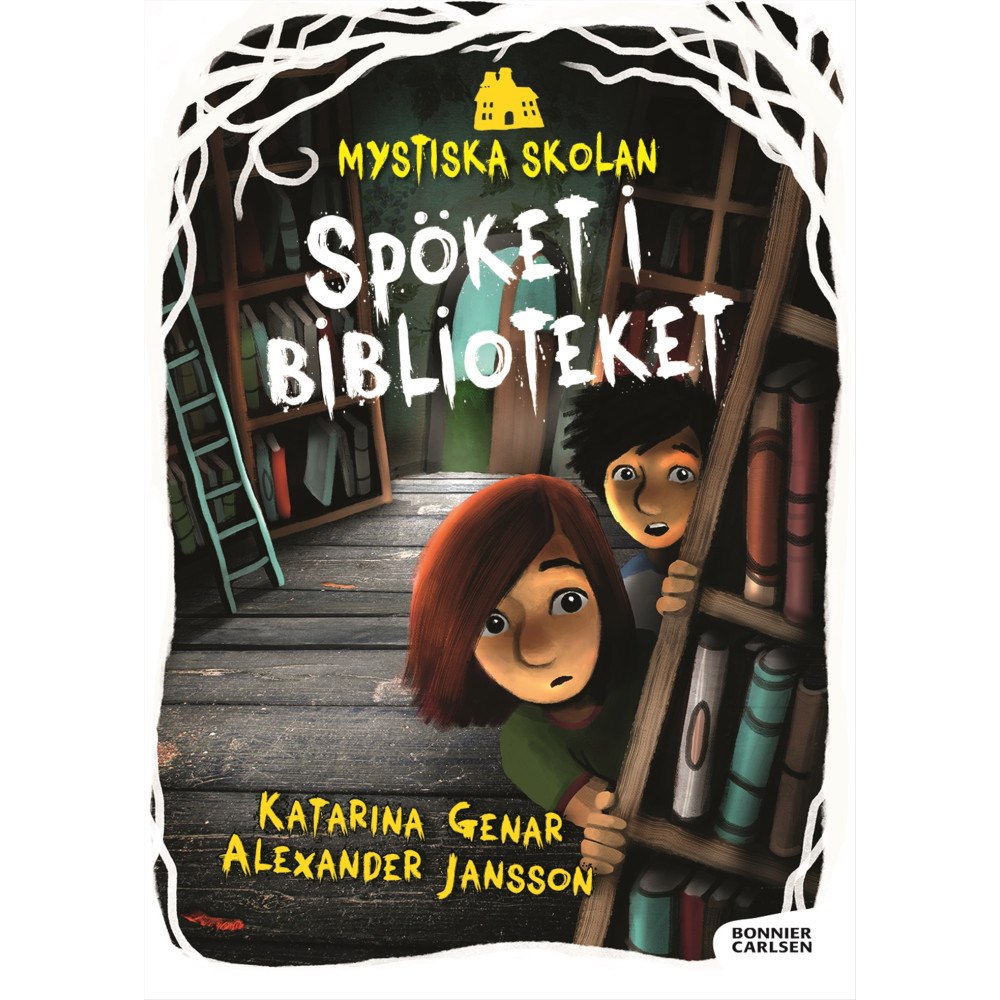 Katarina Genar Spöket i biblioteket (inbunden)