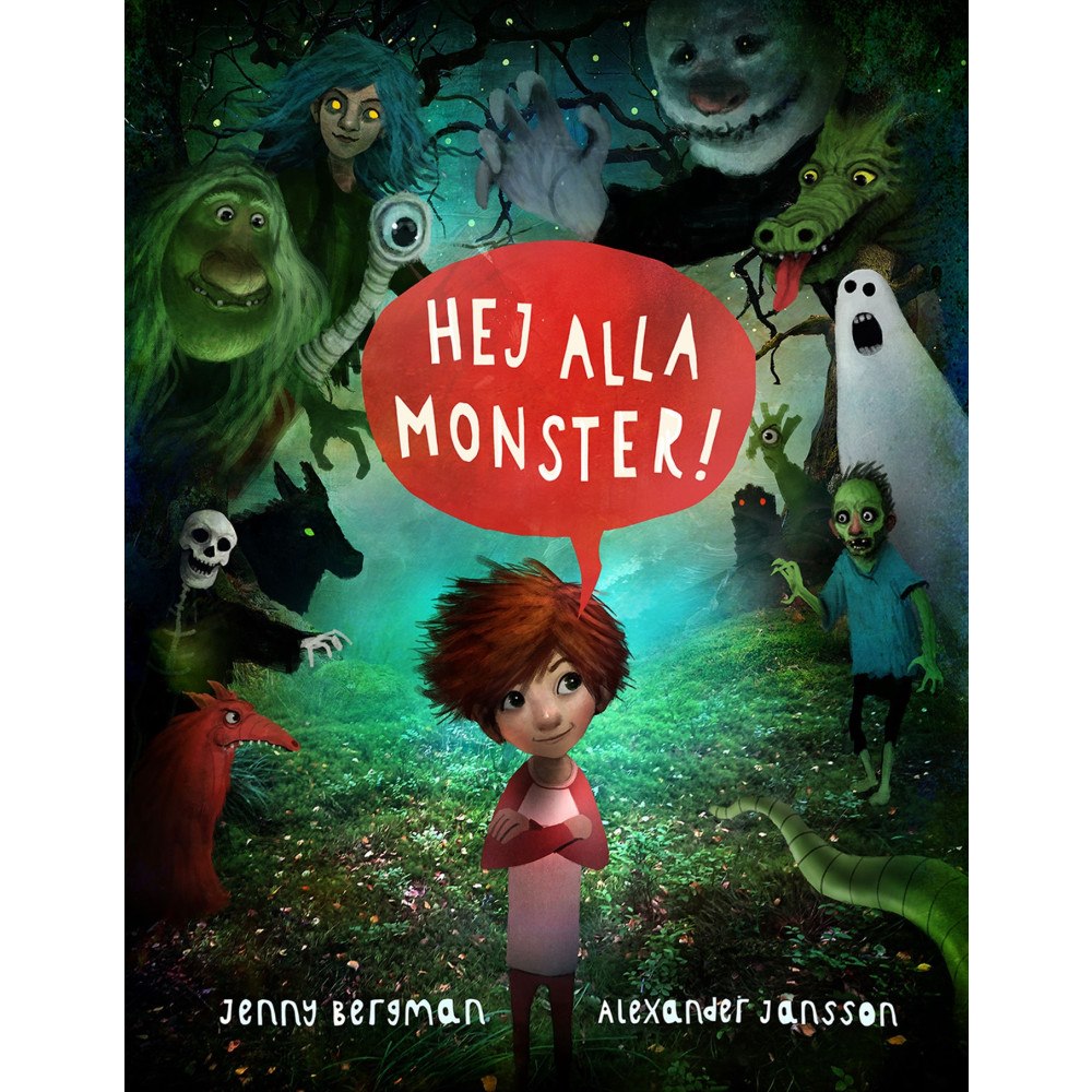 Jenny Bergman Hej alla monster! (inbunden)