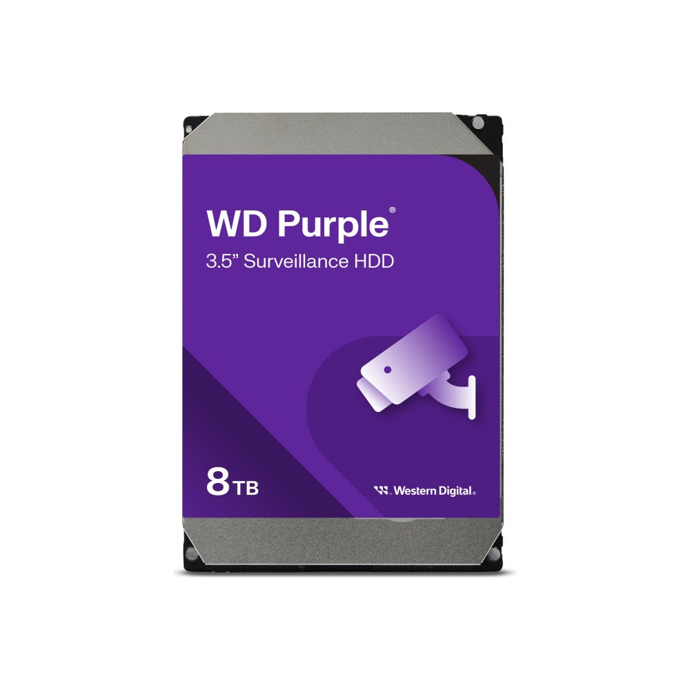 Western Digital WD Purple WD85PURZ - hårddisk - 8 TB - SATA 6Gb/s