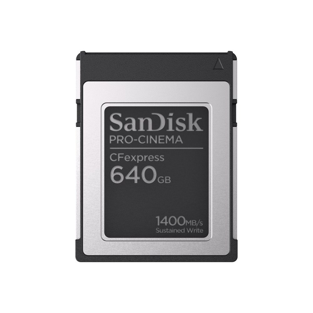 SANDISK SanDisk PRO-CINEMA - flash-minneskort - 640 GB - CFexpress, typ B
