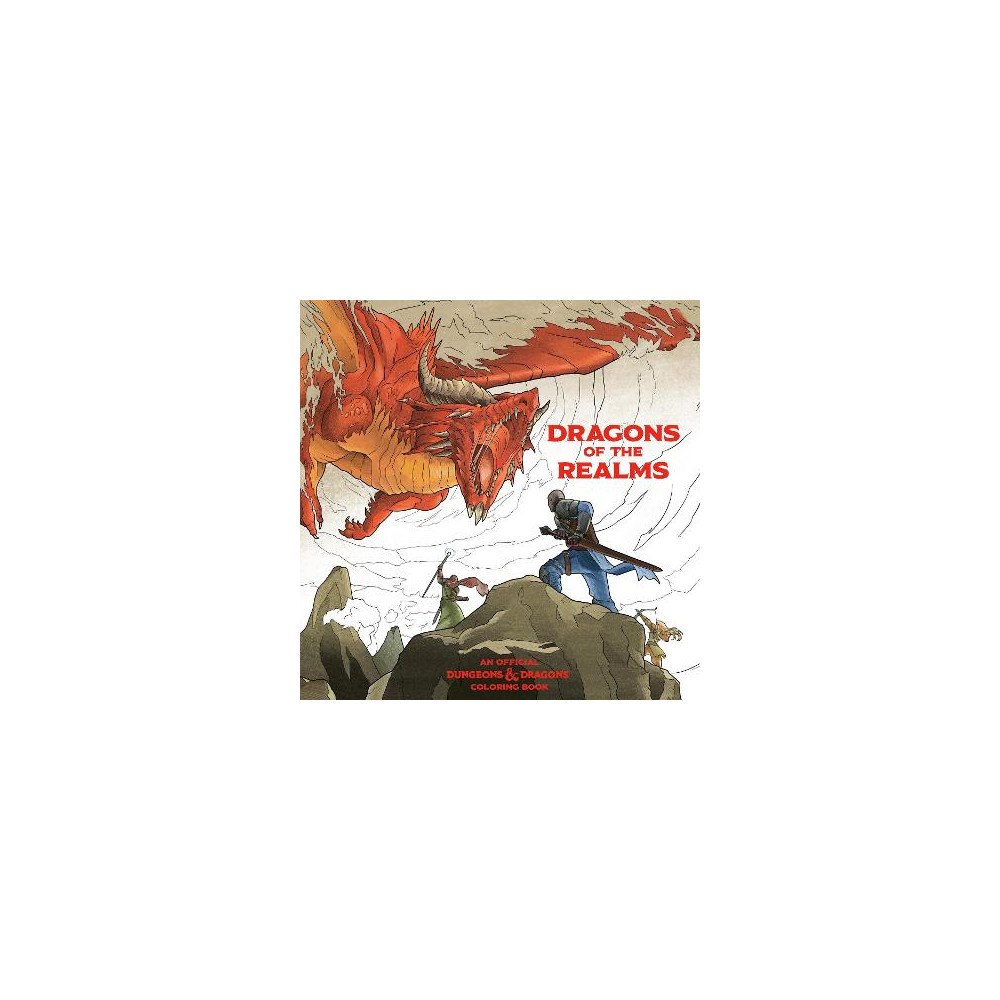 Penguin Random House USA/Använd 81173 Dragons of the Realms: An Official Dungeons & Dragons Coloring Book (häftad, eng)