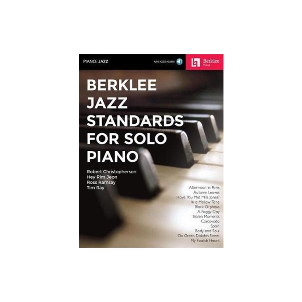 Hal Leonard BERKLEE JAZZ STANDARDS FOR SOLO PIANO (häftad, eng)