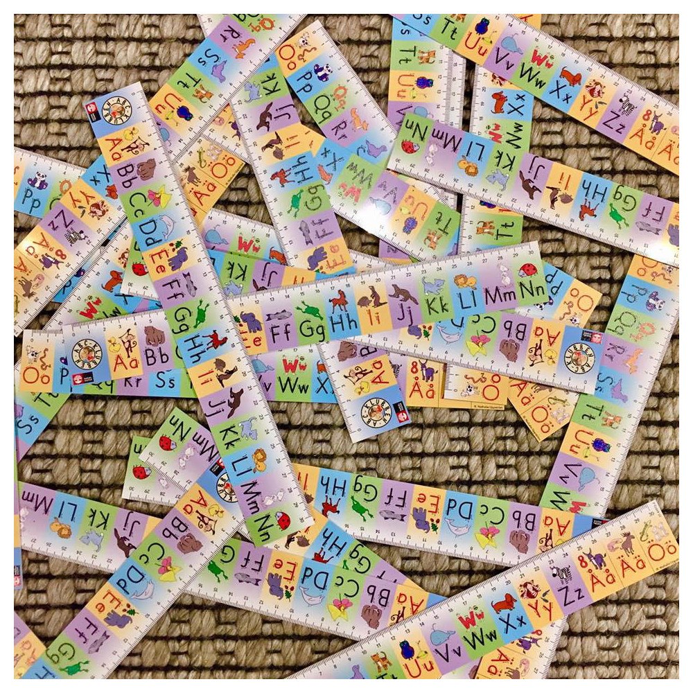 Natur & Kultur Läromedel och Akademi ABC-klubben Alfabetslinjal