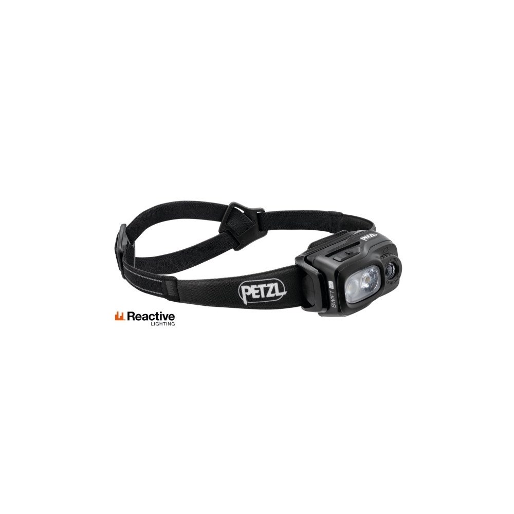 Petzl Petzl SWIFT RL, Pannbandsficklampa, Svart, Vit, Knappar, IPX...