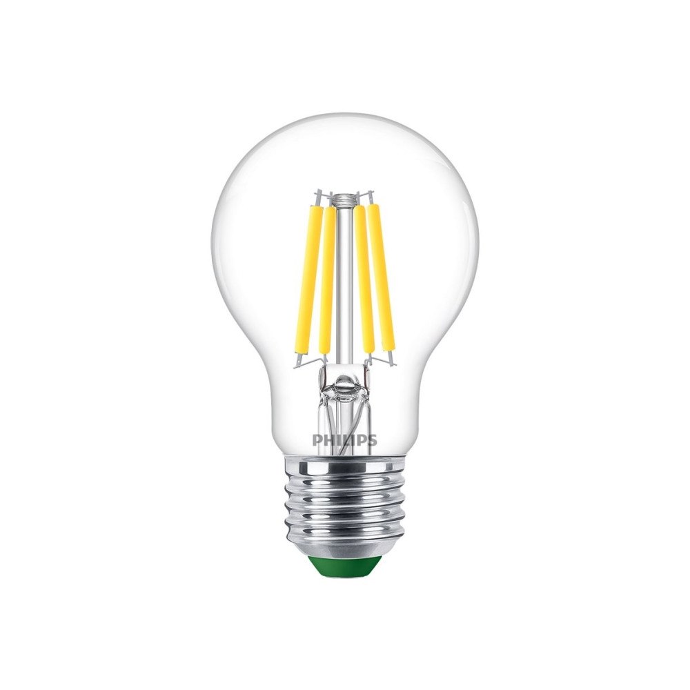 Philips Philips - LED-glödlampa med filament - form: A60 - klar finish - E27 - 2.3 W - svalt vitt ljus - 4000 K