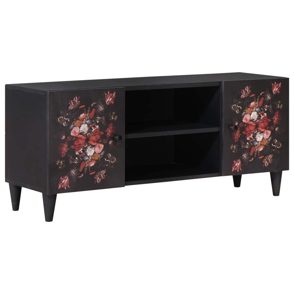 vidaXL Förvaringsskåp med lagring Flerfärgsdesign 105 x 33,5 x 46 cm