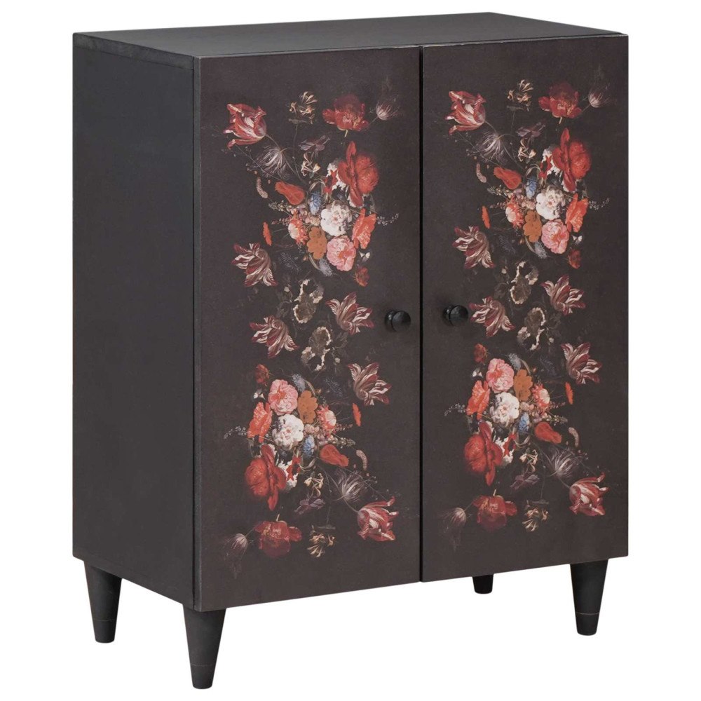 vidaXL Förvaringsskåp Flerfärgsdesign 60 x 33.4 x 75.1 cm