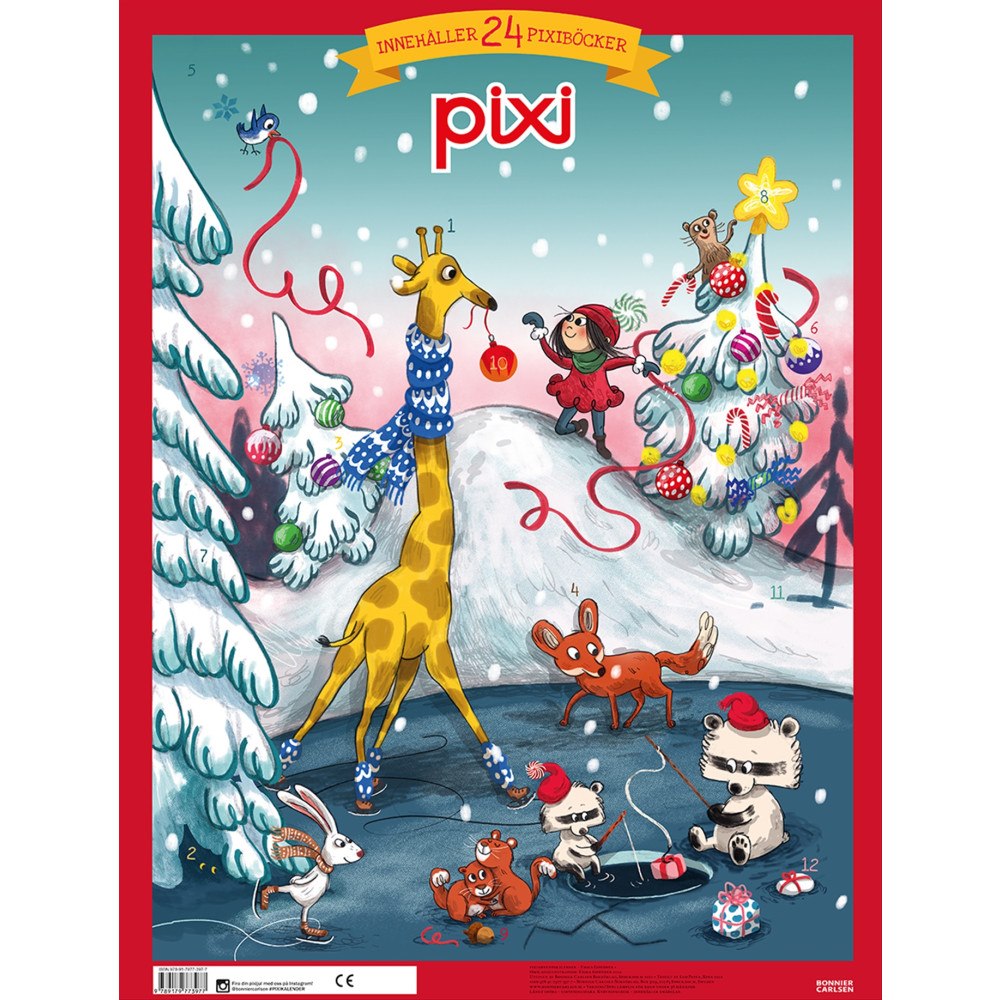 Bonnier Carlsen Pixi adventskalender Emma Göthner (häftad)