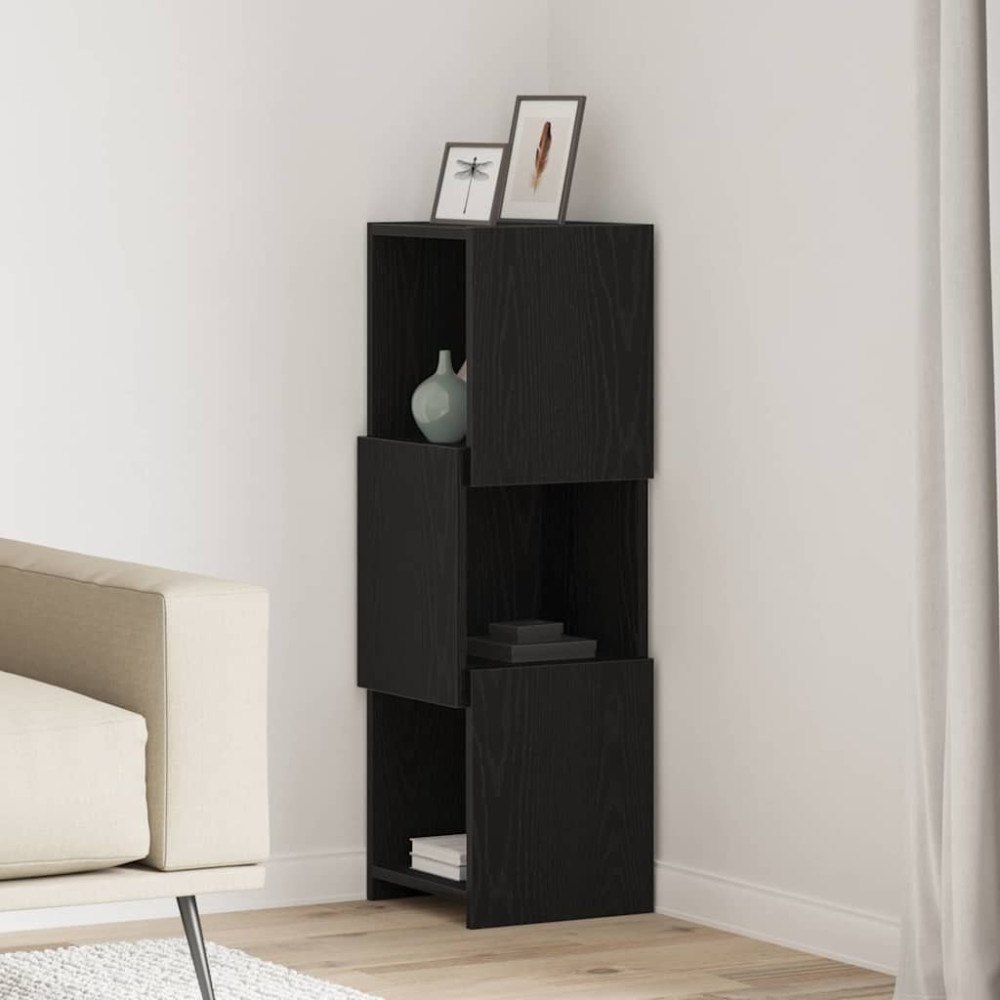 vidaXL Hörnskåp Vit 30,5x30x95cm Konstruerat trä