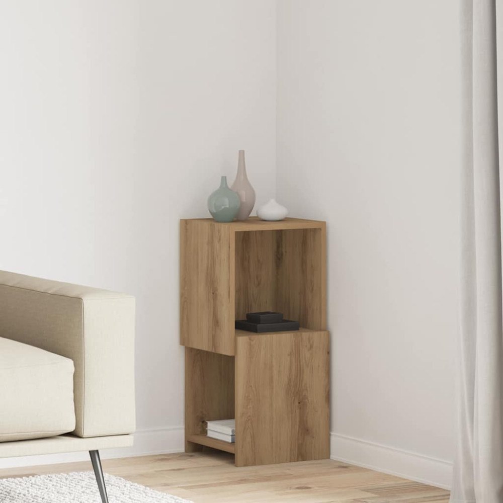 vidaXL Hörnskåp Vit 30,5x30x65cm Konstruerat trä