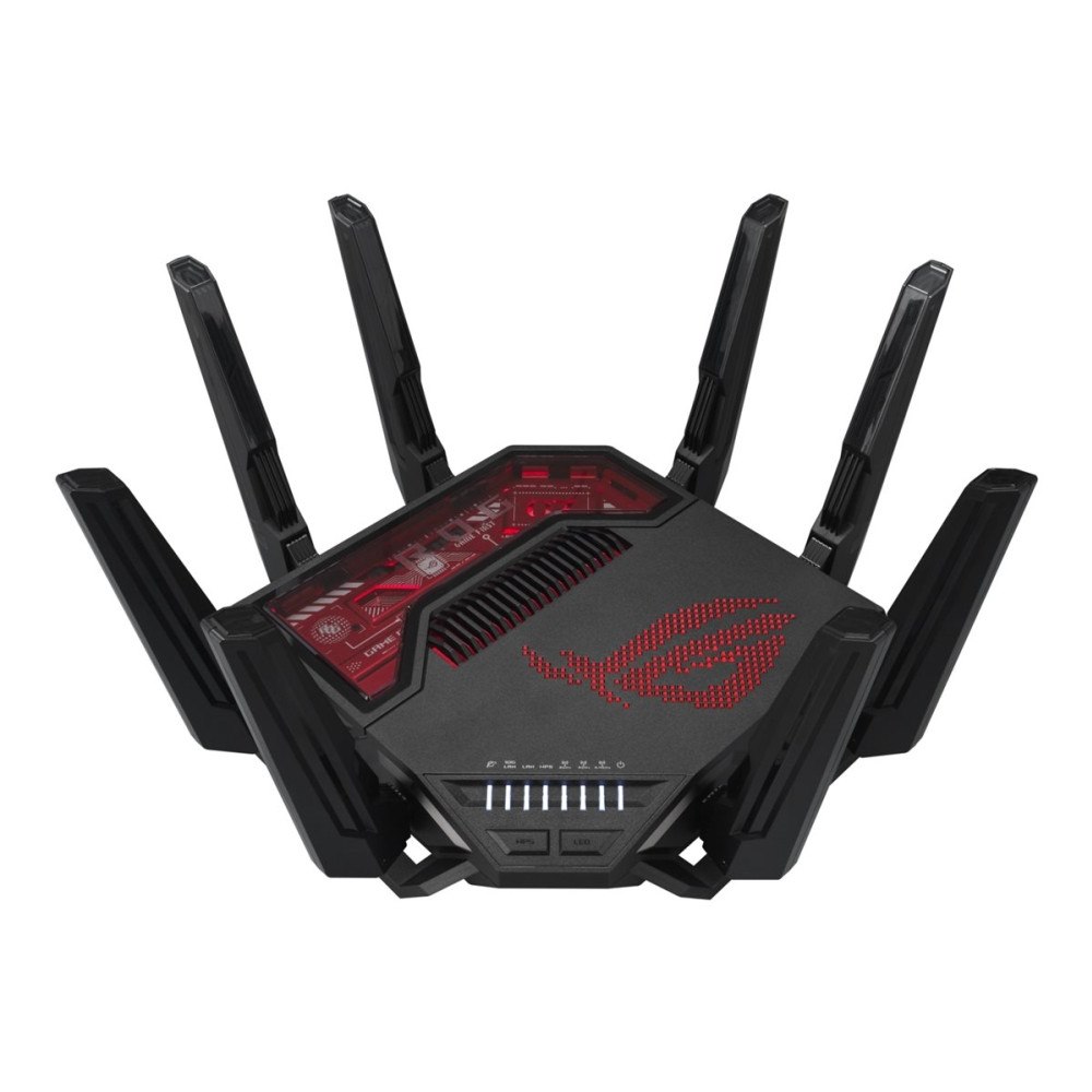 ASUS ASUS ROG Rapture GT-BE19000 - trådlös router - Wi-Fi 7 - skrivbordsmodell