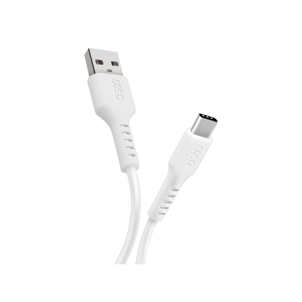 SBS SBS TECABLEMICROC10W, 1 m, USB A, USB C, USB 2.0, 0,48 Gbit/...