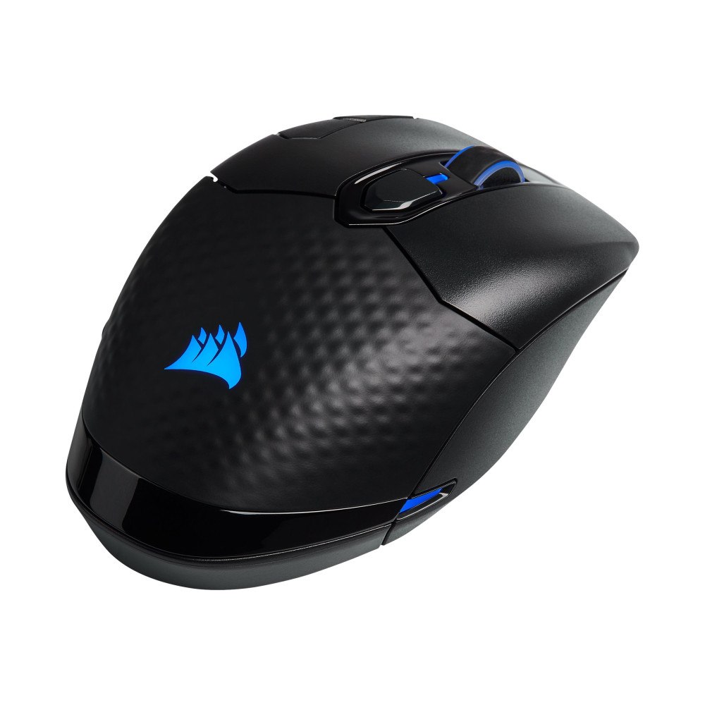Corsair Microsystems CORSAIR Gaming DARK CORE RGB PRO - mus - 2.4 GHz, Bluetooth 4.2 LE, USB 2.0 - svart