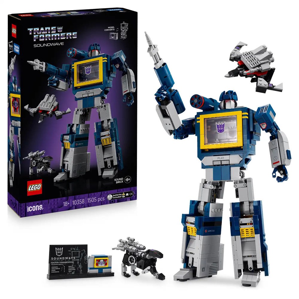 LEGO® LEGO® Icons 10358 Transformers: Soundwave