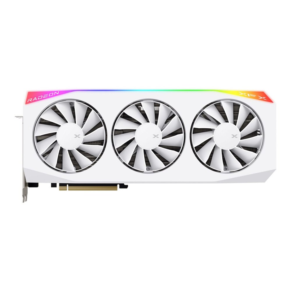 XFX XFX Mercury Radeon RX 9070XT OC - Gaming Edition - grafikkort - Radeon RX 9070 XT - 16 GB - vit