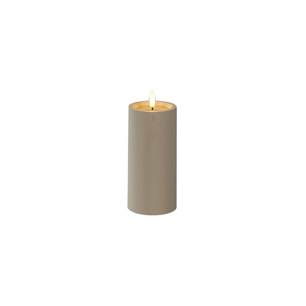 KONSTSMIDE Blockljus KONSTSMIDE LEDtimer beige 15cm
