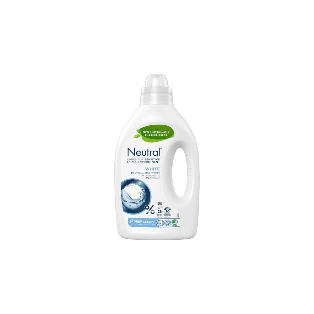 Neutral Tvättmedel NEUTRAL White flytande 1,25L