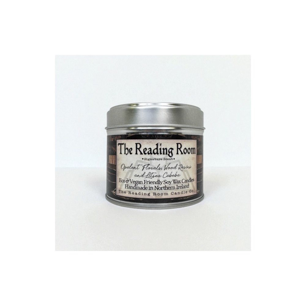 THE CANDLE ROOMS Reading Room - Scented Soy Candle - Opulent Florals, Wood Resins and Litsea Cubeba