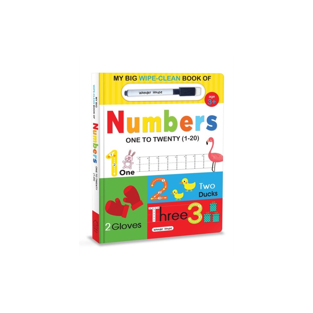 Prakash Books My Big Wipe And Clean Book of Numbers for Kids : 1 to 20 (inbunden, eng)