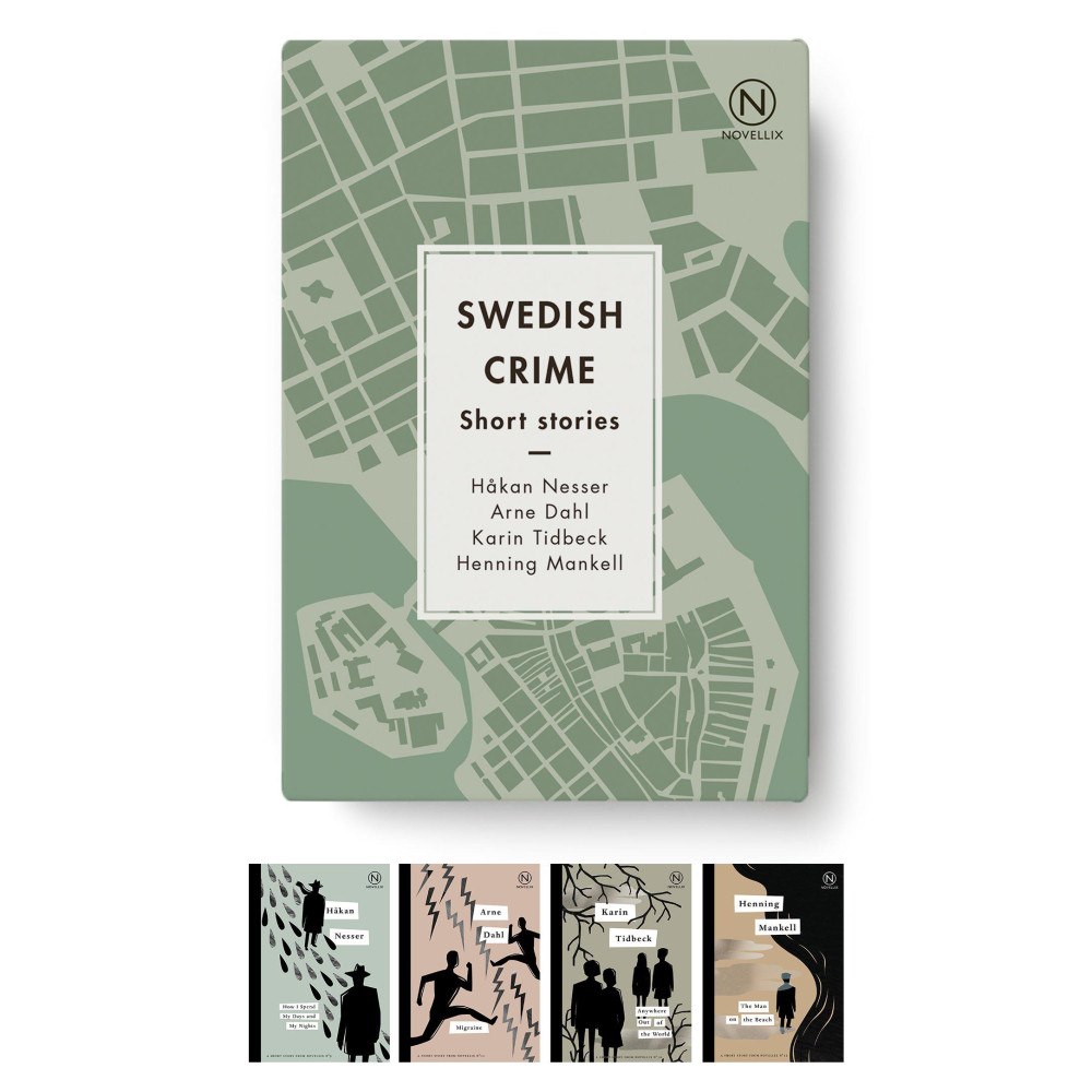 Arne Dahl Box with four Swedish Crime Stories