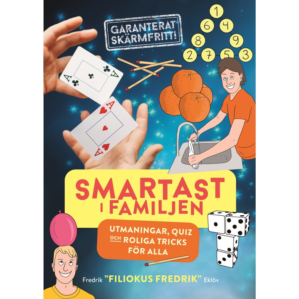 Fredrik Pärn Eklöv Smartast i familjen : utmaningar, quiz och roliga tricks för alla (inbunden)
