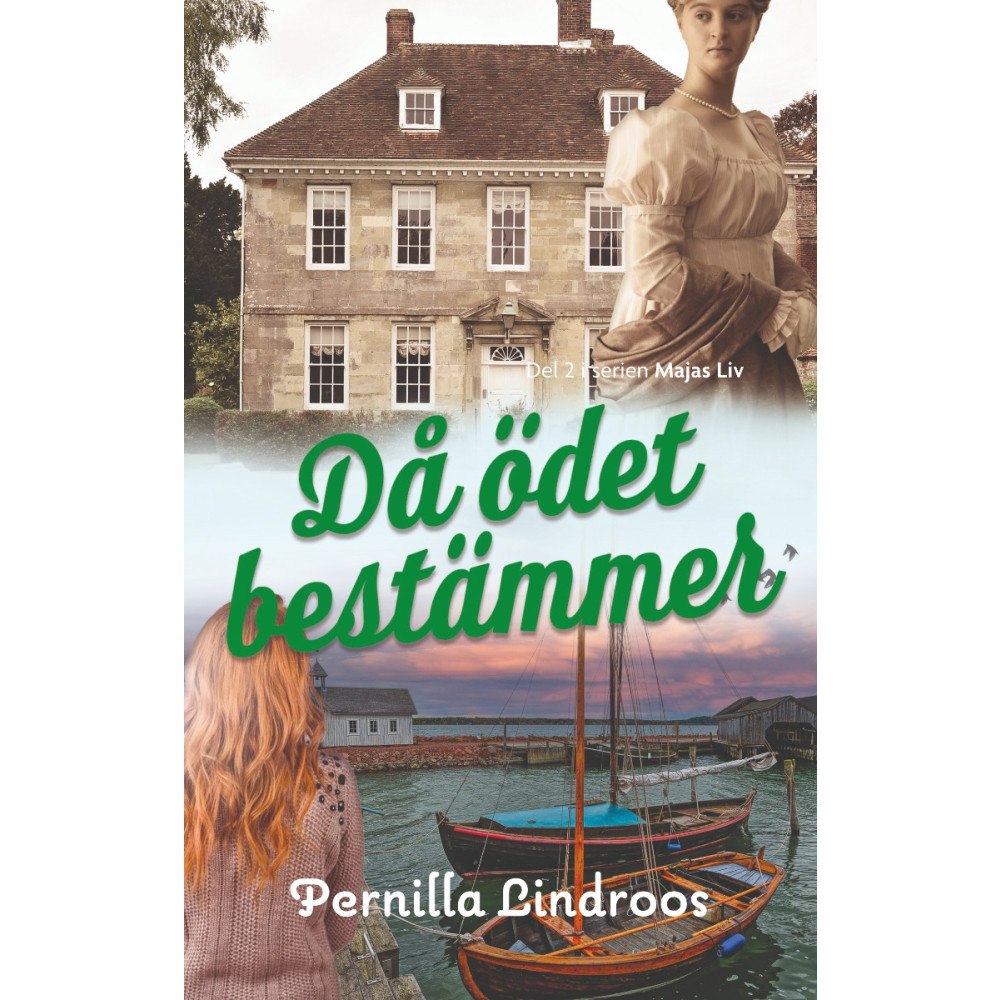 Pernilla Lindroos Då ödet bestämmer (bok, danskt band)