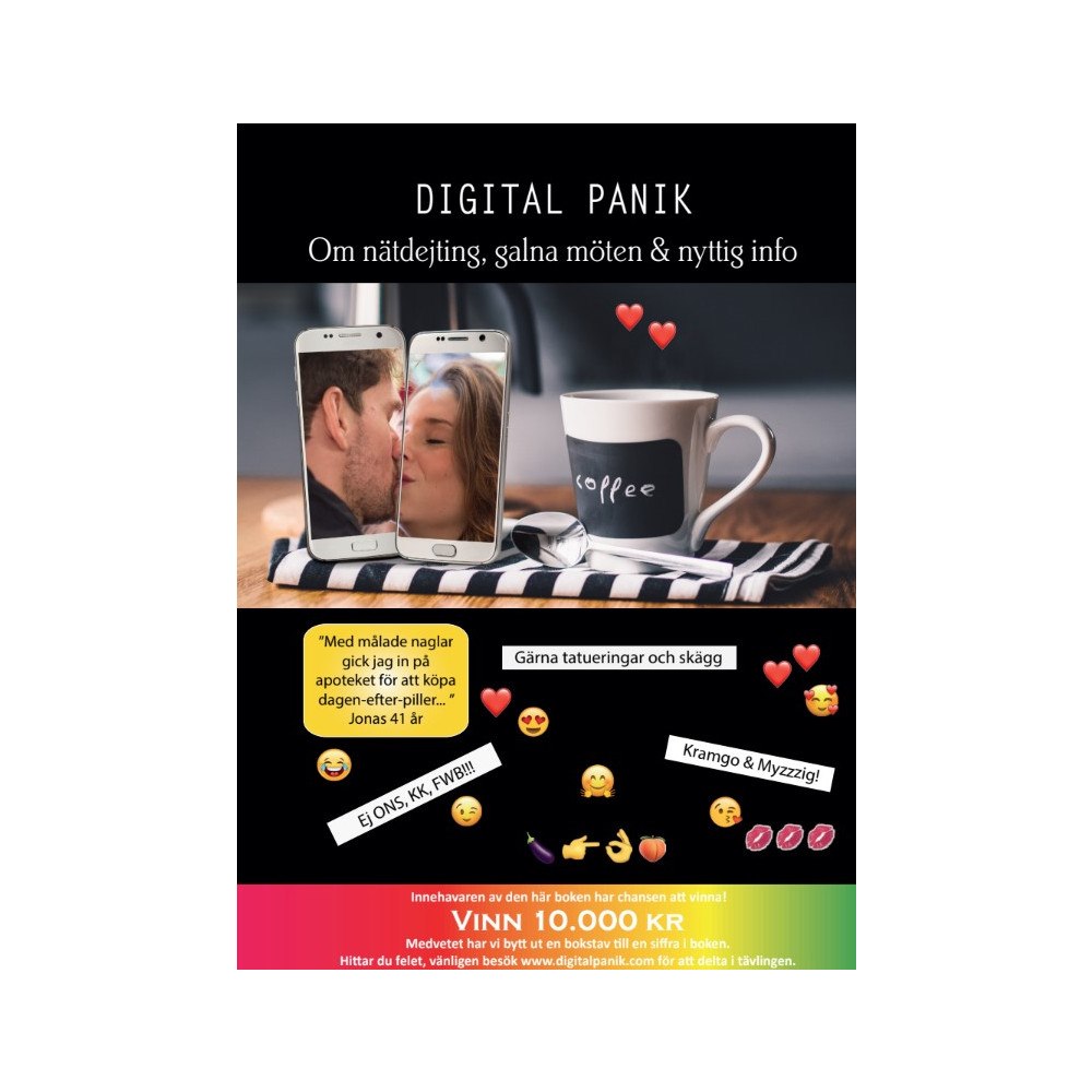 Matts Gustafsson Digital Panik : om nätdejting, galna möten & nyttig info - en praktisk och underhållande bok om nätdejting (häftad)