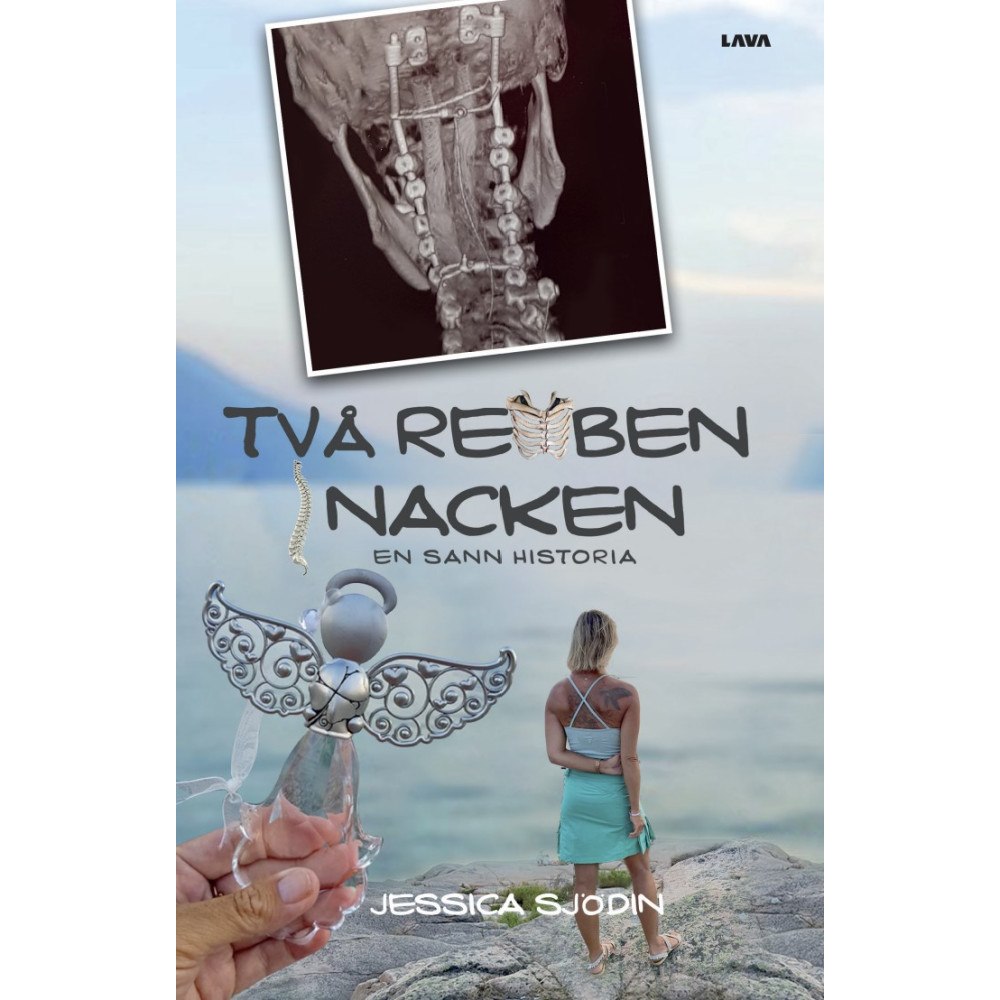 Jessica Sjödin Två revben i nacken (bok, danskt band)