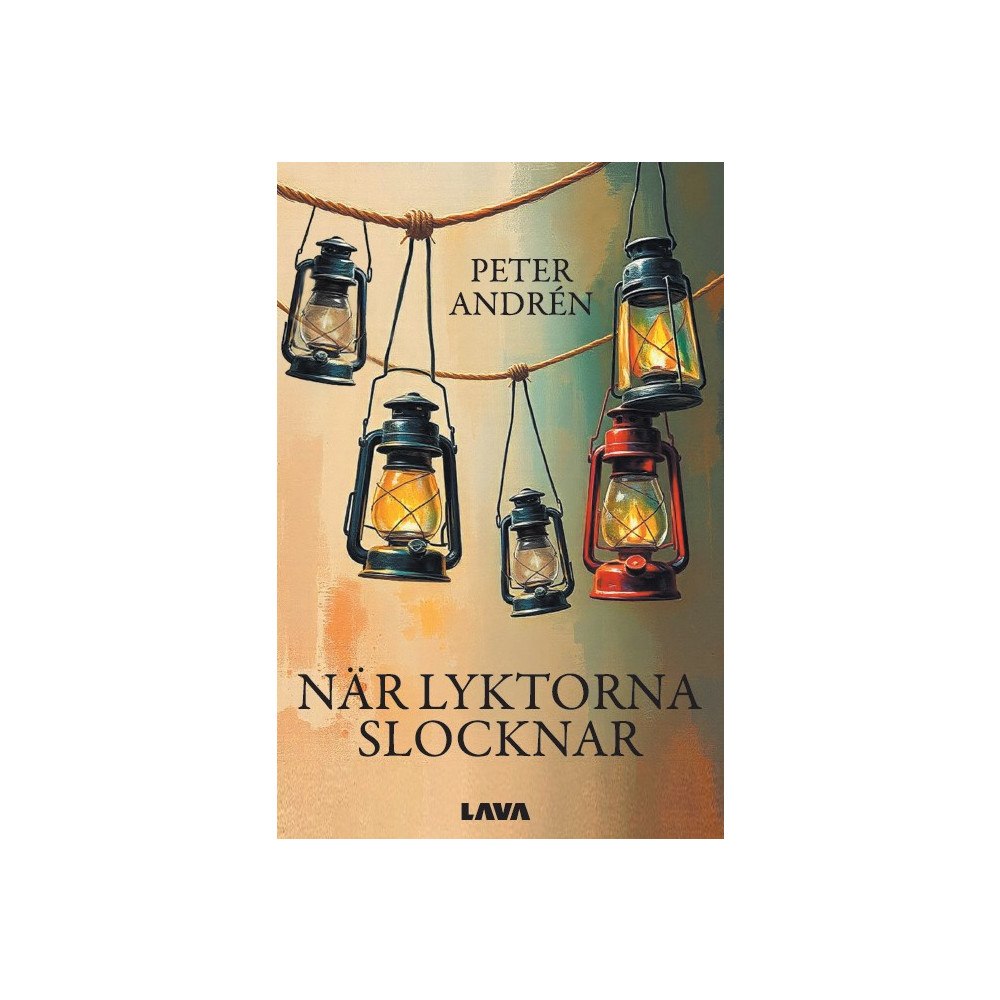 Peter Andrén När lyktorna slocknar (bok, danskt band)