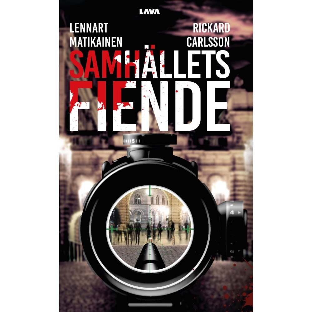 Rickard Carlsson Samhällets fiende (bok, danskt band)