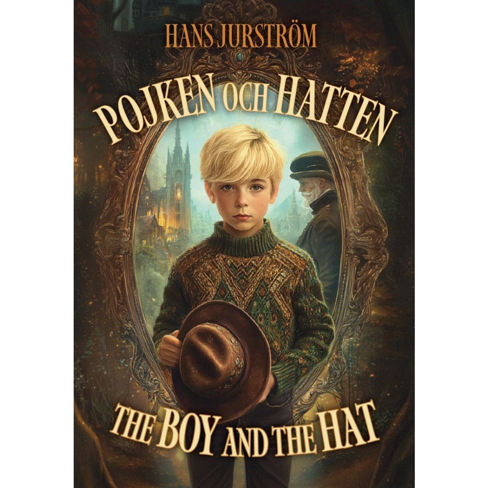 Hans Jurström Pojken och Hatten. The boy and the Hat (bok, danskt band)