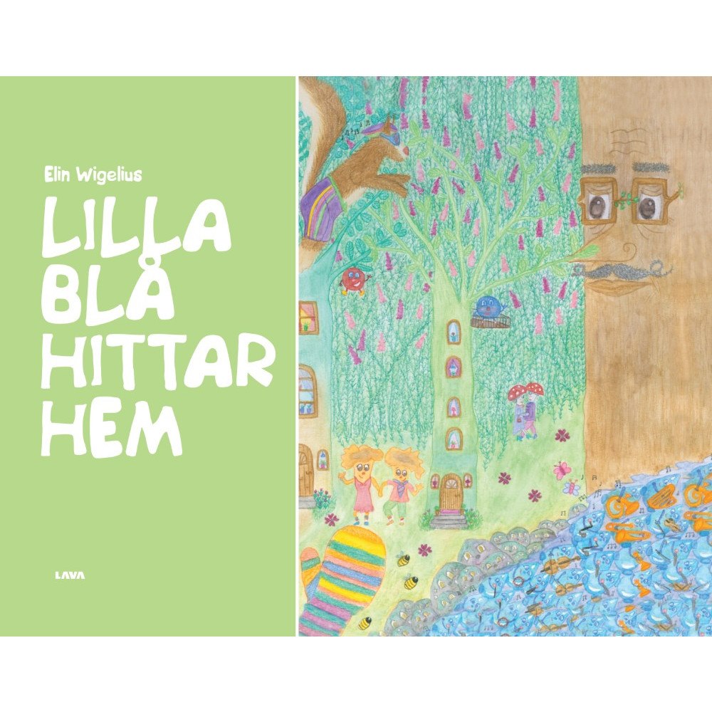 Elin Wigelius Lilla Blå hittar hem (inbunden)