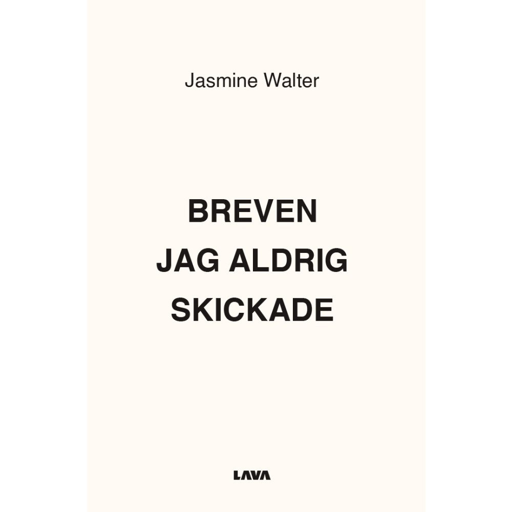 Jasmine Walter ​Breven jag aldrig skickade (bok, danskt band)