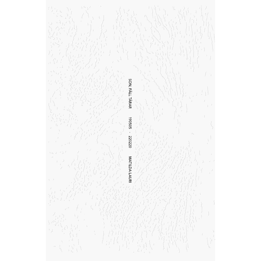 Matilda Lauri Son, fäll tårar (bok, danskt band)