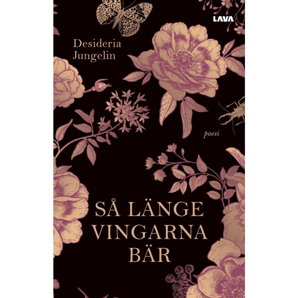 Desideria Jungelin Så länge vingarna bär (bok, danskt band)