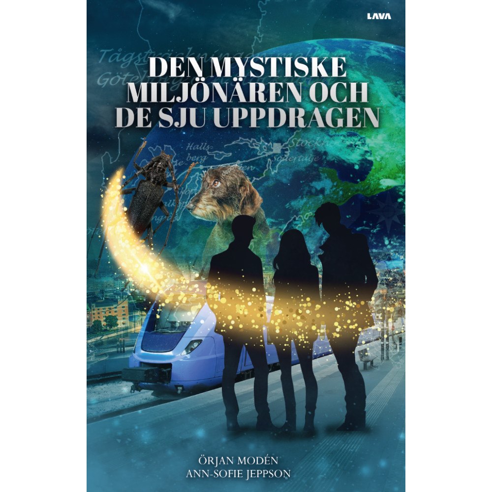 Örjan Modén Den mystiske miljönären och de sju uppdragen (bok, danskt band)