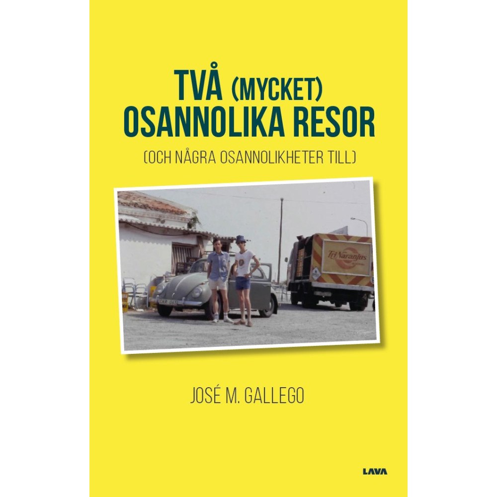 José-Miguel Gallego Två (mycket) osannolika resor (och några osannolikheter till) (bok, danskt band)
