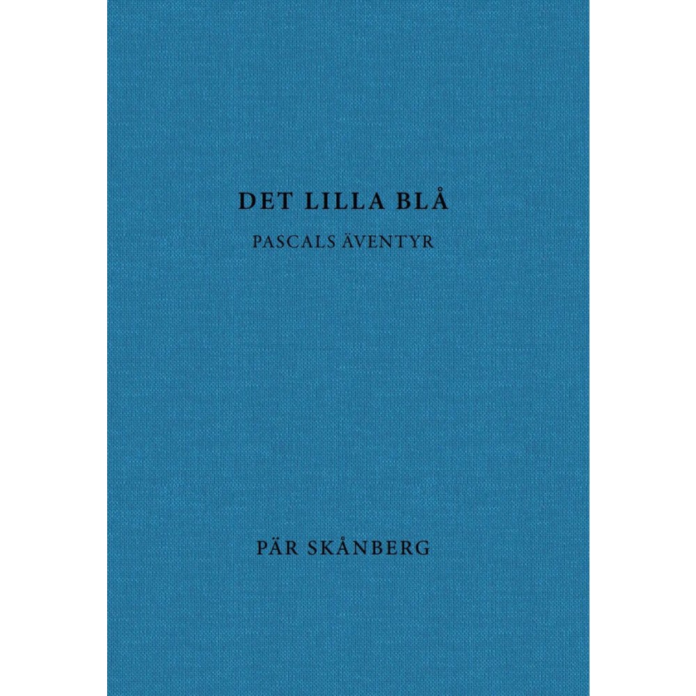 Pär Skånberg Det lilla blå (bok, halvklotband)