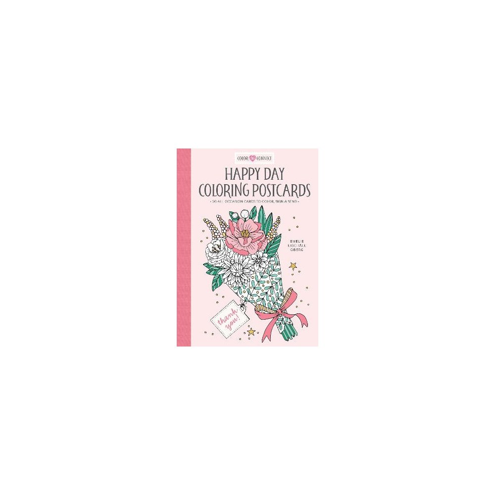 Emelie Lidehäll Öberg Happy Day Coloring Postcards: 20 All-Occasion Cards to Color, Sign, and Send (häftad, eng)