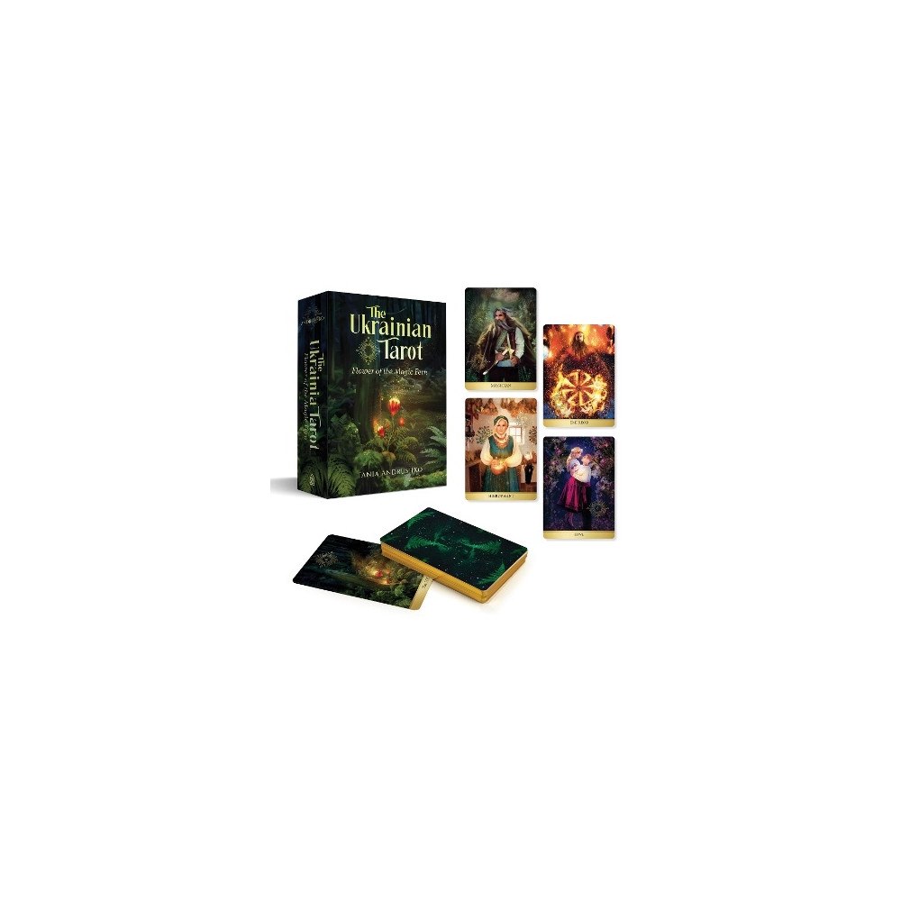 Tania Andrushko The Ukrainian Tarot: Flower of the Magic Fern (Tarot Kit Box Set with 78 Cards and Guide Book)