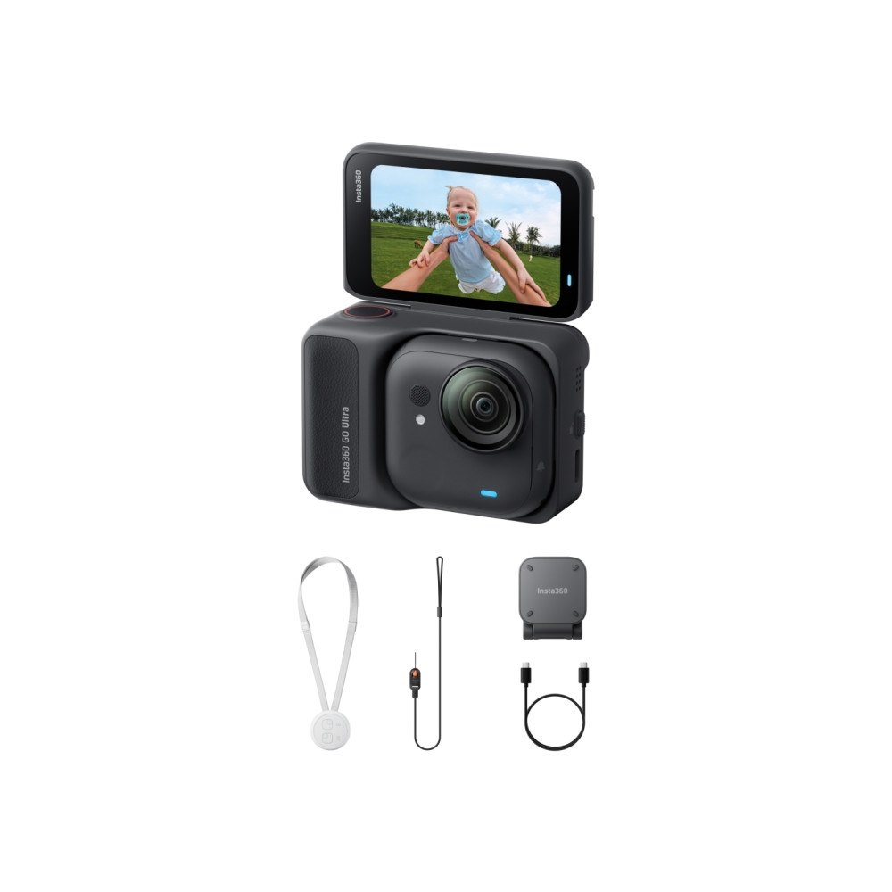 Insta360 Insta360 GO Ultra Standard Black, 4K Ultra HD, 240 fps, Wi-F...