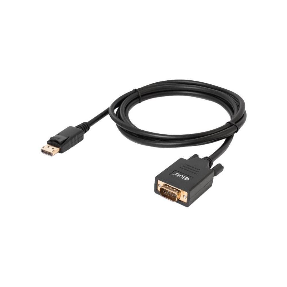 Club-3d Club 3D - videoadapterkabel - DisplayPort till HD-15 (VGA) - 2 m