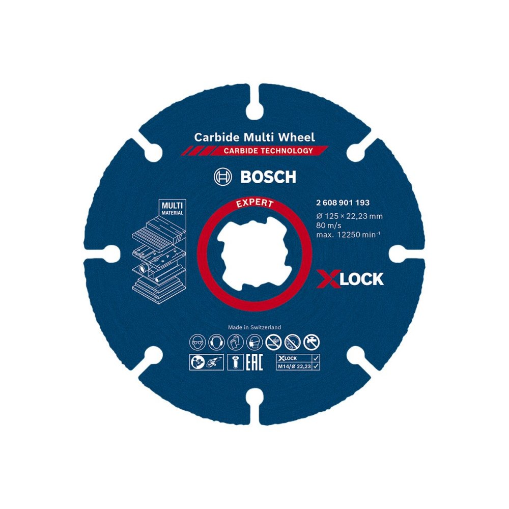 Bosch Group Bosch Expert Carbide Multi Wheel skärskiva - för plast, trä med spikar, lövträ, multimaterial, drywall boards