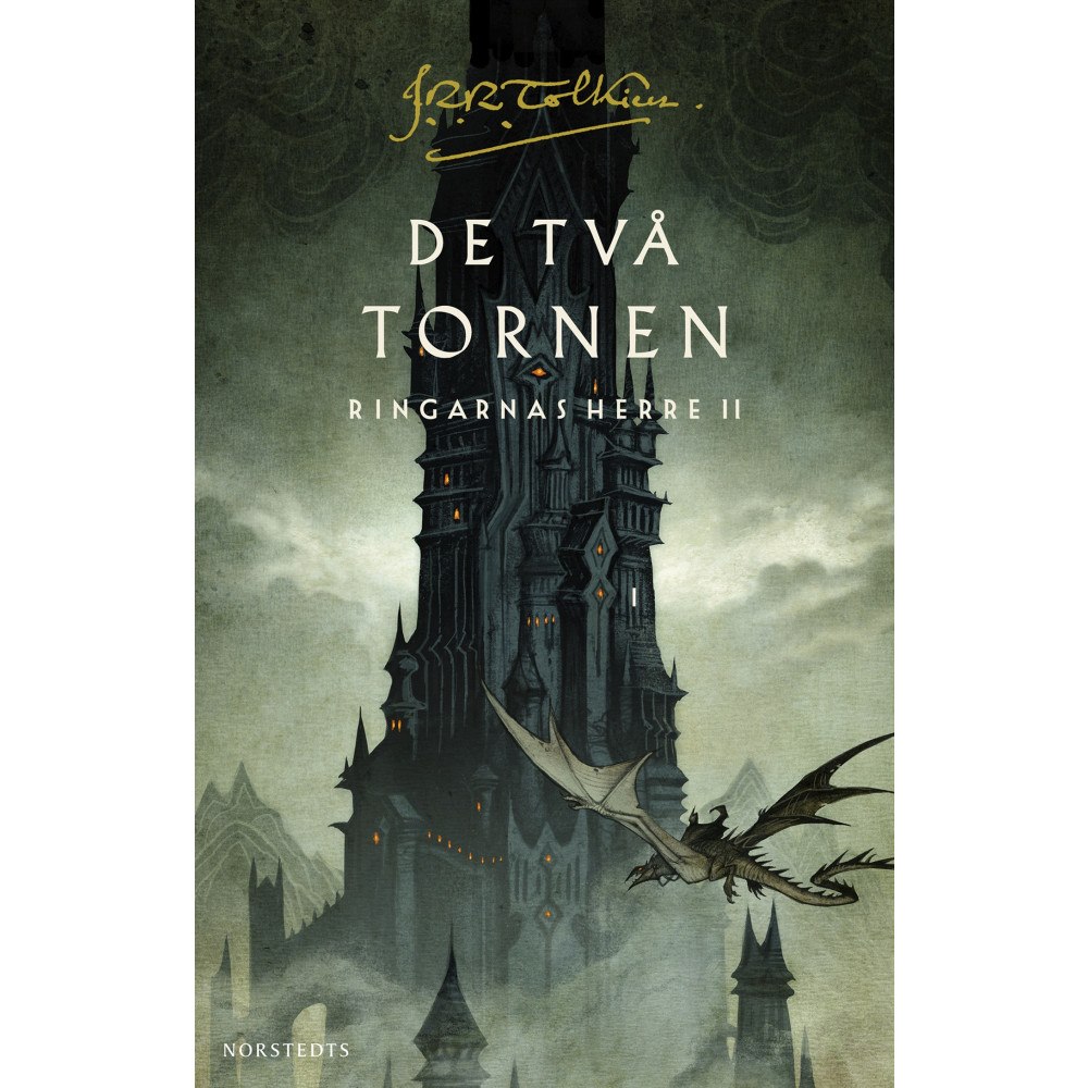 J. R. R. Tolkien De två tornen (bok, danskt band)