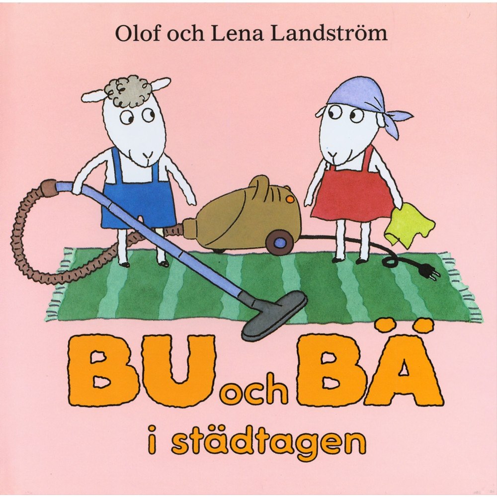Olof Landström Bu och Bä i städtagen (bok, kartonnage)