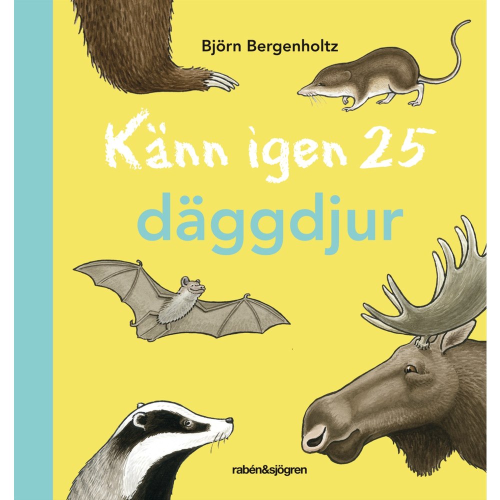 Björn Bergenholtz Känn igen 25 däggdjur (inbunden)