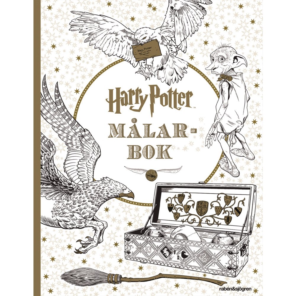 J. K. Rowling Harry Potter målarbok