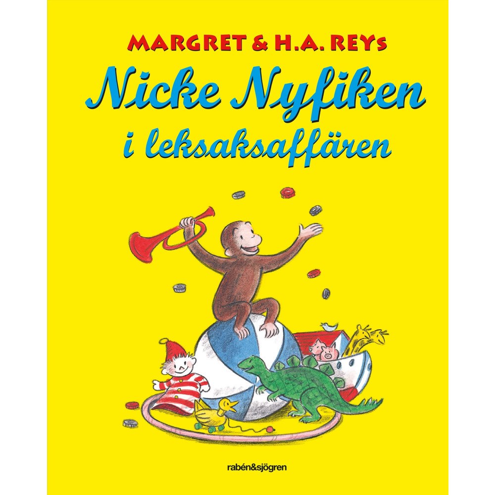 H. A. Rey Nicke Nyfiken i leksaksaffären (inbunden)