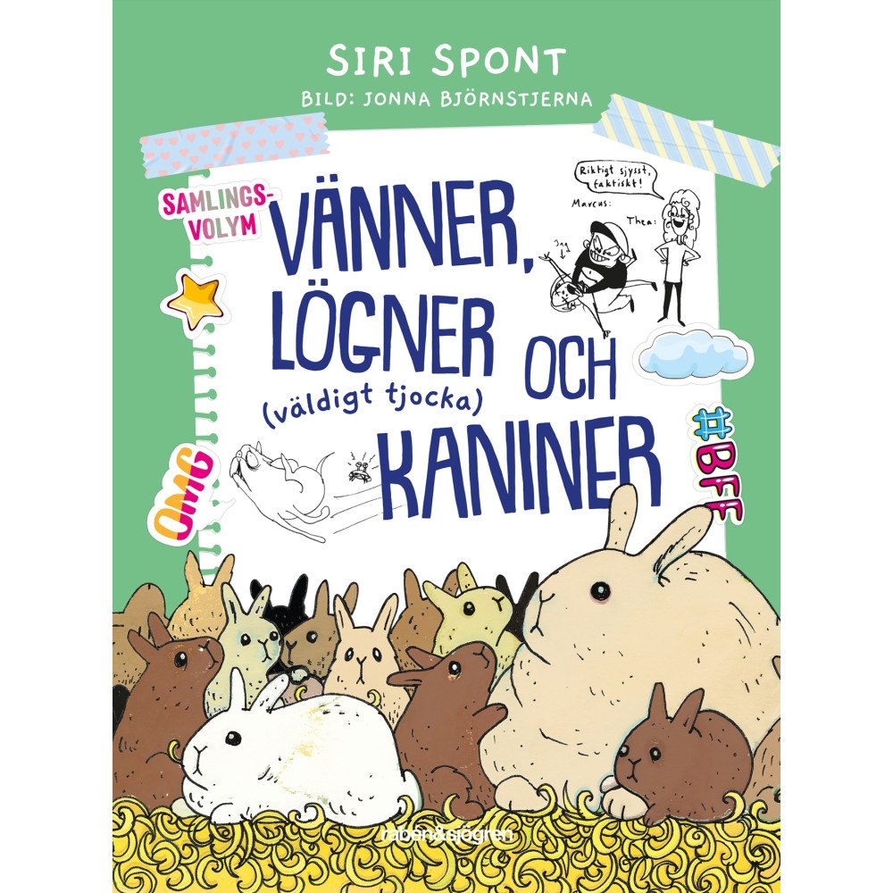 Siri Spont Vänner, lögner och (väldigt tjocka) kaniner (häftad)