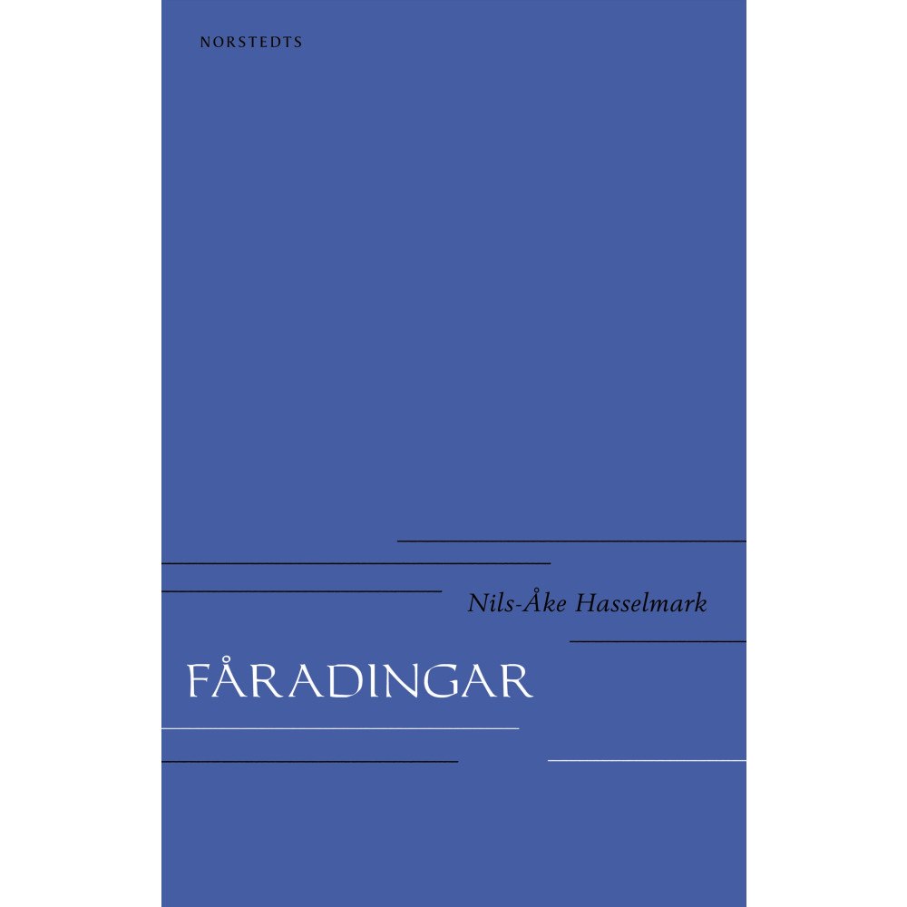 Nils-Åke Hasselmark Fåradingar (bok, danskt band)